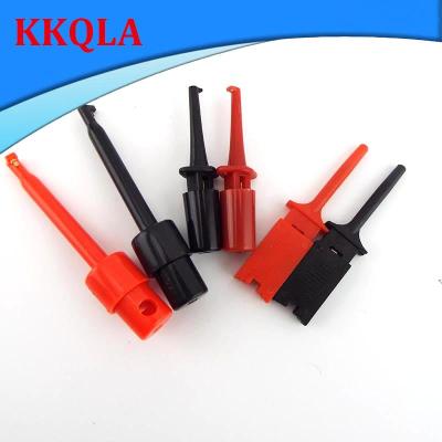 QKKQLA 3 Size Test Hook Clip Round Flat Electronic Testing for Crocodile Clip Electric Connection