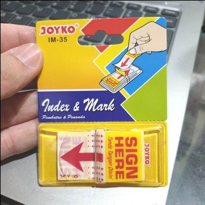 Index & Mark Sign Here Joyko IM35 Lazada Indonesia