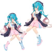 oeqqqo New 13CM Japanese Character Virtual Popular Singer Figure Kawaii Beautiful Girl Bubble Pressed Noodles PVC Model Toys Gift
