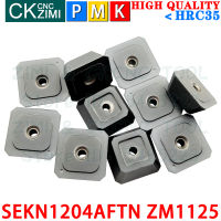 10P ZM1125 SEKN 1204 AFTN คาร์ไบด์แทรกเครื่องมือกัด CNC เครื่องกลึงโลหะ Indexable Face Milling แทรกเครื่องมือ