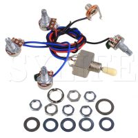 Guitar Wiring Harness- Prewired 2 Volumes/2 Tones 4-500k Pots For lp guitar Guitar Bass Accessories