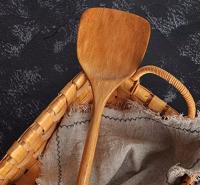 Wooden spatula Ladle ตะหลิวไม้ทัพพี ตะหลิวไม้ยาว  ตะหลิวด้ามไม้ ขนาดยาว 39cm ตระหลิวไม้  ตะหลิวไม้แบบยาว สำหรับทำอาหาร งานเกาหลี 39cm