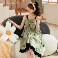 【cw】 Nightgowns Sleepshirts Cotton - New Bow Aliexpress !