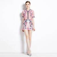 Women Temperament Goddess Style Senior Small Summer 2023 New Top Shorts Internet Hot Two-Piece Set Summer