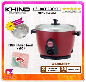 Khind 1.8L Rice Cooker Top Lid Cover (RC118M)