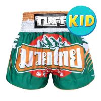 กางเกงมวย กางเกงมวยไทย  กางเกงกีฬาทัฟฟ์ มวยไทย กางเกงมวยไทยTUFF Kids Shorts Green Mountain Bear