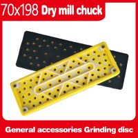 Pad Medium Hard Square Air Sander 70X198mm Backup 2.75 X 8 56-Hole Grip Sanding Pads Square Hook Loop Sanding Pad Replacement