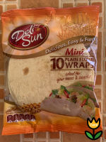 Deli Sun Plain flour Wraps  10 SHEETS // 250G.