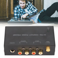 Phono Turnable Preamp 100-240V เครื่องขยายเสียง Phono อินพุต RCA สำหรับเครื่องเล่นบันทึก