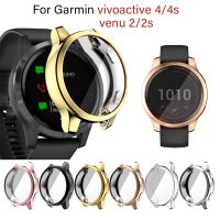 TPU Full Protective Case For Garmin Vivoactive 4/4S Venu 2/2S Smart Watch Screen Glass Protector Shell Protection Frame Bumper