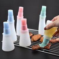 【CC】 Silicone Oiler with Seasoning Sauce Scale oil Bottle BBQ Kitchenware Gadgets Grilling Frying Tools