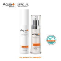 (ส่งฟรี) AquaPlus Radiance-Intensive Essence 30 ml. &amp; Skin Radically Micro-Cleanser 150 ml. เอสเซนส์บำรุงผิวหน้า และคลีนซิ่งโลชั่นน้ำนม