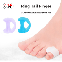 VTTO 1คู่ซิลิโคนเจล Little Toe Tube Corns Blisters Corrector Pinkie Protector เจล Bunion Toe Finger Protection เจลแขน