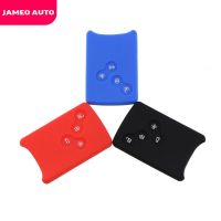 yonggax 4 Buttons Silicone Rubber Car-Styling Key Cover Case Protector for Renault Clio Logan Megane 2 3 Koleos Scenic Card