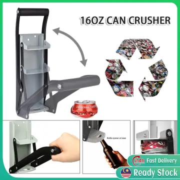 Hand Can Crusher, 16oz Can Crusher, Can Smasher, Wall Mounted Dispensing  Can Crusher Handheld Smasher Beer Soda Cans Crushing Recycling Tool Home  Can