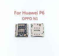 2-10ชิ้นสำหรับ Huawei P6-C00 P6-U00 P6-T00 X1ให้เกียรติ N1W OPPO N1 N1T ถาดใส่ซิมเครื่องอ่านการ์ดอะไหล่กระเป๋าเก็บบัตรซ่อมแซมช่อง LKT37124ชิ้นส่วนอะไหล่