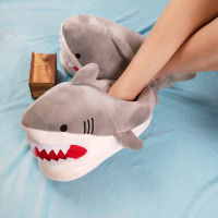 【YY】Funny House Slippers Unisex Designer Shark Shoes Girls Keep Warm Bedroom Fur Slides Womens Shoes 2022 New Arrival Animal Slipper