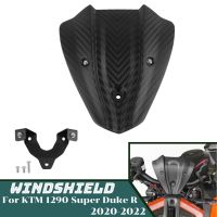 Ultrasupplier สำหรับ K.tm 1290 Super Duke R RR 2020 2021กระจกหน้ารถ2022ใหม่กระจกหน้ารถที่เบนทางลมด้านหน้าป้องกันการไหลเวียนของอากาศ