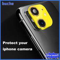 BUCHE หรูหรา มือถือ รองรับแฟลช กระจก สำหรับ iPhone XR X ถึง iPhone 11 Pro Max สติกเกอร์เลนส์กล้องปลอม วินาทีเปลี่ยน ปกกรณี