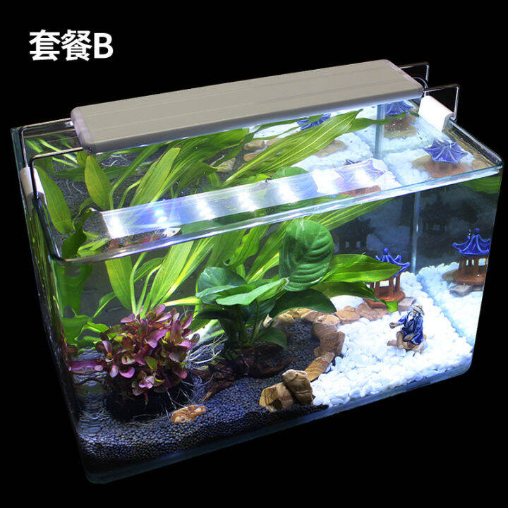 Lampu Aquarium Gantung Akuarium 30cm,40cm,50cm,60cm,80cm Aquascape Ikan ...