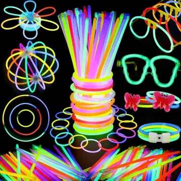 CYBS The 100 Glow Sticks Mega Party Pack Kit. Make India | Ubuy