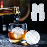 Ice Ball Mold Safe PP Frozen Ice Cube Rhombus Whiskey Ice Ball Molds Multi-purpose Ice Tray Flexible Trays-ice Maker Moulds