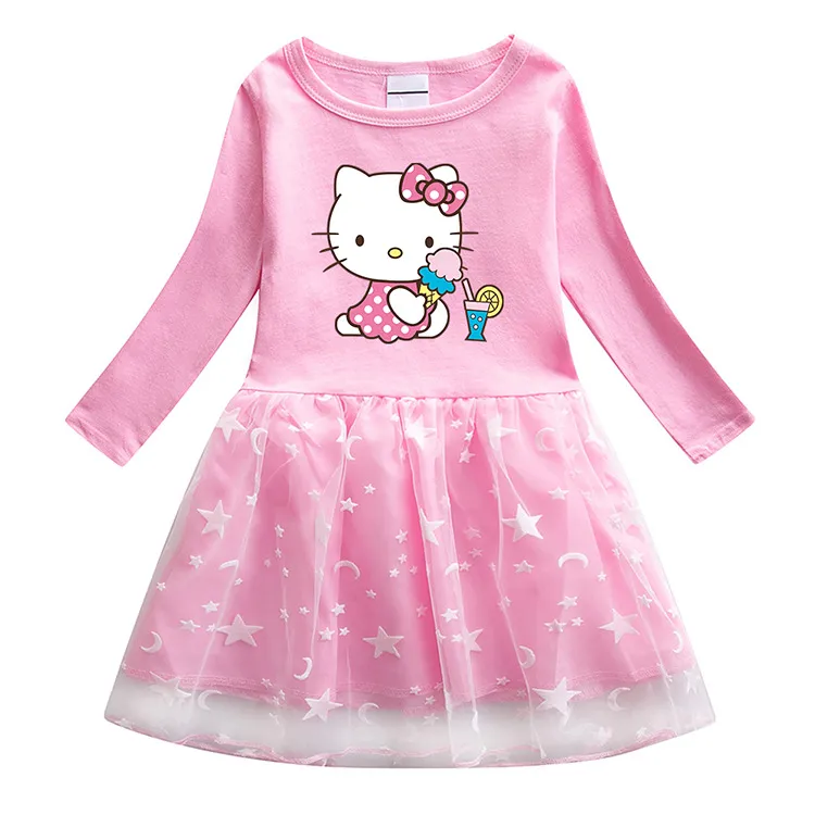 Váy sát nách Hello Kitty thun hè bé gái  Sản phẩm  mechipxinhcom