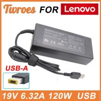 Charger Laptop อะแดปเตอร์ AC 19V 6.32A 120W USB สำหรับ Lenovo C360 C355 C560 C365 C4030 C455 C3040 S4005 PA-1121-04 M57 A61e