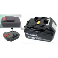 Xshopping - ส่งจาก กทม. GC20MT แปลงแบตเครื่องตัดหญ้าเป็น Makita / Adapter for Booko Pinsen Robust Loyal battery to Makita