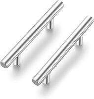 Ravinte 30 Pack |6 Cabinet Pulls Brushed Nickel Stainless Steel Kitchen Cupboard Handles Cabinet Handles 6”Length, 3.75” Hole Center 30 Satin Nickel