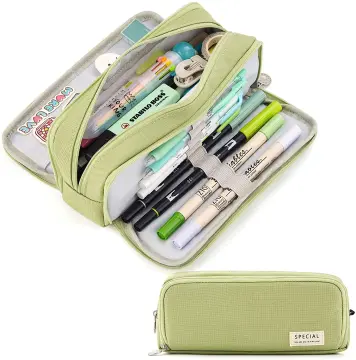 Pencil Case High Large Storage Pouch Marker Pen Case Travel Simple