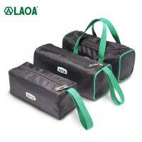 LAOA 1680D ฟอร์ดผ้าใบกันน้ำกระเป๋าถือสำหรับสกรูเล็บโลหะชิ้นส่วนรถยนต์ที่เก็บตกปลาท่องเที่ยวแต่งหน้า Organizer กระเป๋าเครื่องมือ