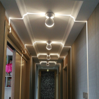 Corridor Light Window 360 Degree 10W RGB Wall Lamps for Living Room Remote Ho KTV Corridor Porch Aisle Beam Ray Line