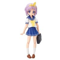 Figma 045 Hiiragi Tsukasa Lucky Star 13Cm ของแท้คอลเลกชันตุ๊กตาต่อสู้ตัวละครแอนิเมชัน