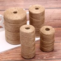 50/80Meters Natural Vintage Jute Rope Cord String Twine Burlap Ribbon Crafts Sewing DIY Jute Hemp Wedding Party Decoration 【hot】yde863