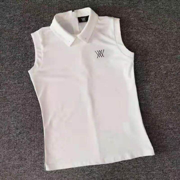 summer-golf-clothing-womens-slim-sleeveless-new-vest-golf-clothes-womens-zipper-short-sleeved-tops-odyssey-pearly-gates-titleist-scotty-cameron1-amazingcre-castelbajac