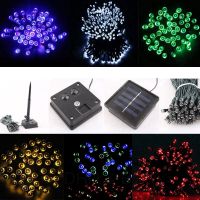 Solar Powered 100 200 LEDs String Fairy Tree Light Outdoor