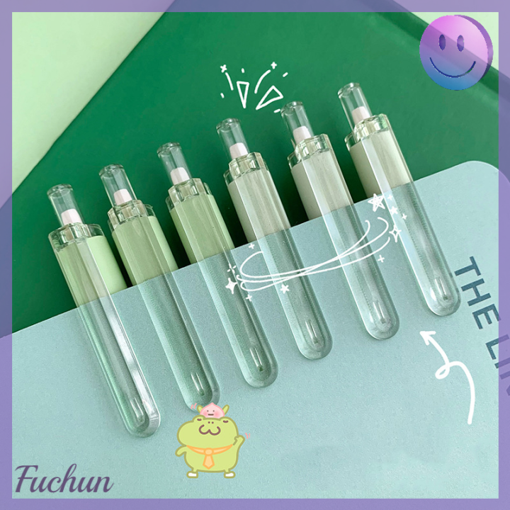 fuchun-เครื่องเขียนญี่ปุ่น6ชิ้นปากกาน่ารักโรงเรียนปากกาเครื่องเขียนเกาหลีปากกา-kawaii-0-5mm