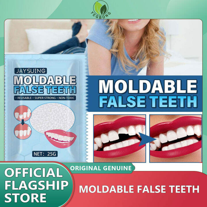 Jaysuing Moldable False Teeth Temporary Tooth Repair Kit For Filling The Missing Broken Tooth
