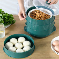 TH XIAOKE ไมโครเวฟ Steamer อาหาร Steamed Bread เครื่องทำความร้อน Steam Box เรือกลไฟพลาสติก Multilayer Vegetable Cover ขายส่ง Steamer