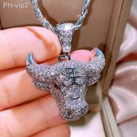 Classic domineering zodiac bull head pendant necklace fashion gift