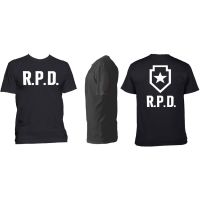 [S-5XL]Resident Evil Inspired RPD Shirt (Black)S-5XL