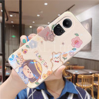 เคสใส่โทรศัพท์สำหรับ OPPO Reno 10 5G เคสนิ่มพลอยเทียมบลูเรย์ลายดอกไม้ดวงอาทิตย์น่ารัก OPPO Reno 10 / 10 Pro / 10 Pro + 2023 Oppo Reno 10Pro Plus 5G