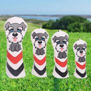 UANGX Fairway Cover Hybrid Cover Cute Dog Wood Head Covers Driver Cover