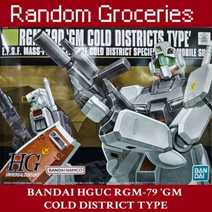 BANDAI HGUC RGM-79D GM COLD DISTRICT GUNDAM | Lazada