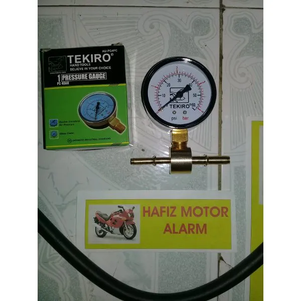 Presure Gauge Alat Ukur Tekanan Fuel Pump Rotak Alat Ukur Tekanan Bensin Alat Ukur Dinamo 6366