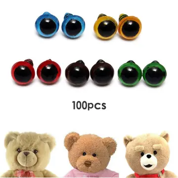 100pcs Doll Accessories Black Plastic Crafts Safety Eyes Amigurumi For Toys  6mm 8mm 9mm 10mm 12mm 14mm DIY Funny Toy Eyes Animal