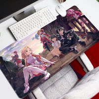 Sword Art Online Beautiful Gaming Mousepads Landscape Pattern Mousepad Desk Pad Non-slip XXL Anime HD Print Computer Gamer Cool Locking Edge Customizable Mouse Mats