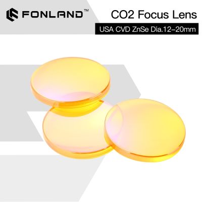 ZnSe Focus Lens USA CVD Lens Dia.15/18/20 FL25.4/38.1/50.8/63.5/76.2/101.6/127/160mm for CO2 Laser Engraving Cutting Machine