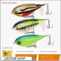 UEVOQB SHOP 3pcs ป๊อปเปอร์ ใบพัด warbler Lure หางหมุนได้ ลอยลอยได้ เหยื่อตกปลา topwater 2023 เสียงเบสเบส เหยื่อปลอมเบส อุปกรณ์ตกปลาสำหรับตกปลา